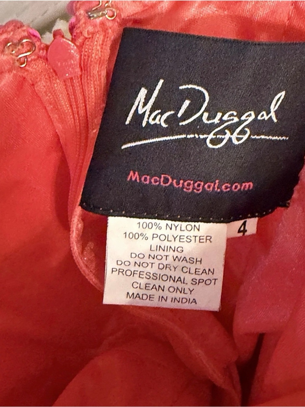 Gorgeous Mac Duggal Sz 4 Pink Sequin Strapless Prom Dress - Picture 6 of 7